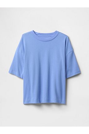 تیشرت آبی زنانه رگولار GAP - کد 899293512