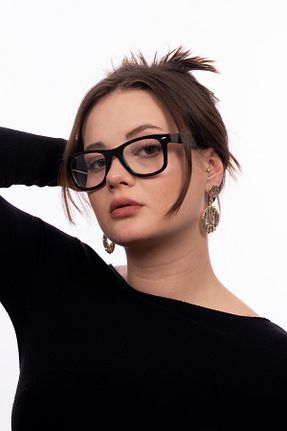عینک محافظ نور آبی مشکی زنانه 50 GlimmerGroove - کد 860936458