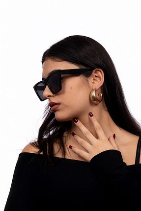عینک آفتابی مشکی زنانه 50 PROTCO - کد 892587675