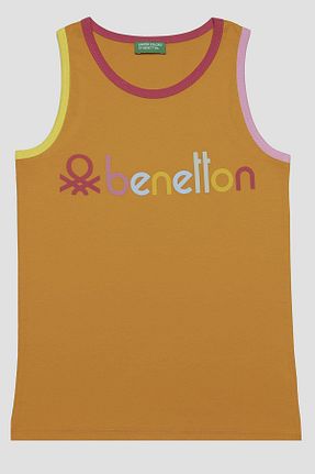 تیشرت نارنجی بچه گانه رگولار United Colors of Benetton - کد 689209094