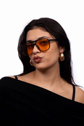 عینک آفتابی مشکی زنانه 50 PROTCO - کد 892643199