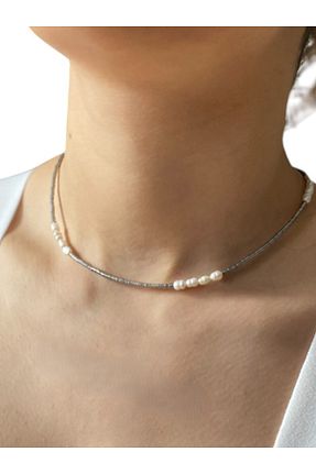 گردنبند مروارید سفید مروارید فرهنگی By Saadet Özkanlı - کد 899302099