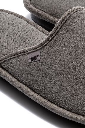 دمپائی خانگی طوسی مردانه پارچه ای Twigy - کد 899906836