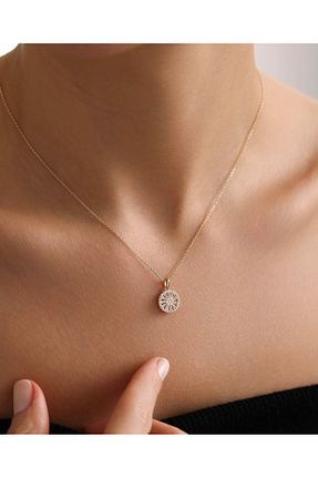 گردنبند طلا طلائی زنانه 14 عیار Batuhan Kuyumculuk - کد 900165702