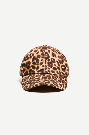 کلاه قهوه ای زنانه پنبه ای Bershka - کد 899328682