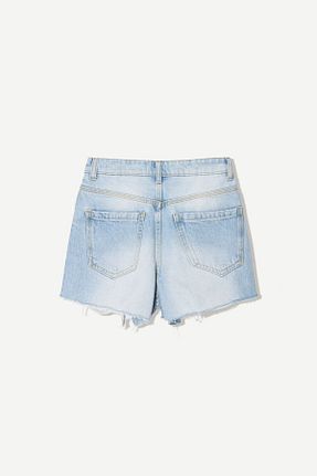 شلوارک و برمودا آبی زنانه اسلیم Bershka - کد 899329449