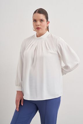 بلوز نباتی زنانه ساده Aker - کد 899343460