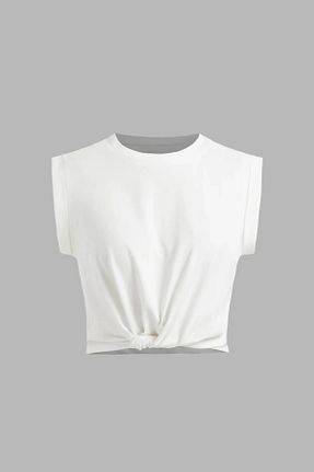 تیشرت سفید زنانه Relaxed Hiccup - کد 900165253