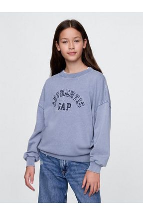 سوئیشرت آبی بچه گانه چاپی GAP - کد 900769994
