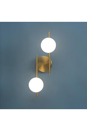 چراغ دیواری زرد کروم Ömür Avize - کد 900195553
