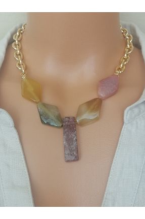 ست جواهر رنگی زنانه 2 تایی LemaStone - کد 900566644