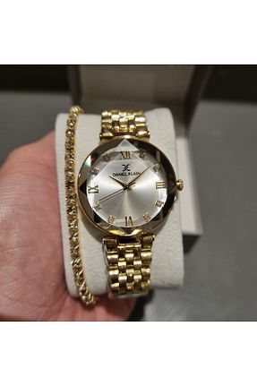 ساعت مچی طلائی زنانه 31-34 میلی متر Daniel Klein - کد 900231797