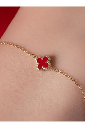 دستبند طلا طلائی زنانه 14 عیار YCL JEWELLERY - کد 900230247