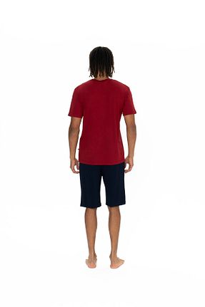 ست لباس راحتی زرشکی مردانه چاپی U.S. Polo Assn. - کد 899424852