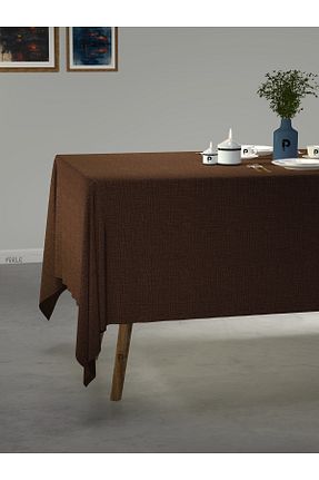 رومیزی قهوه ای پلی استر Perle - کد 899424634