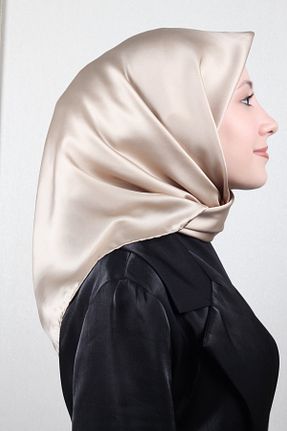 دستمال گردن طلائی زنانه ابریشم Joyas - کد 899421804