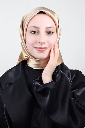 دستمال گردن طلائی زنانه ابریشم Joyas - کد 899421669