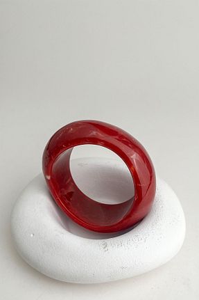 دستبند جواهر زرشکی زنانه منجق Modex - کد 899420512