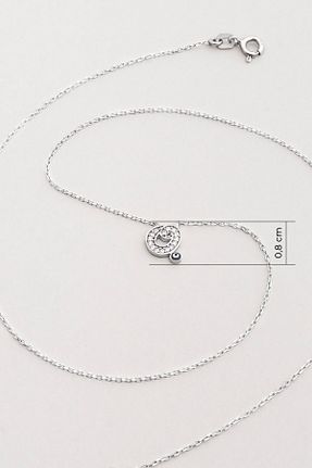 گردنبند نقره سرمه ای زنانه 925 عیار So Chic - کد 899425190