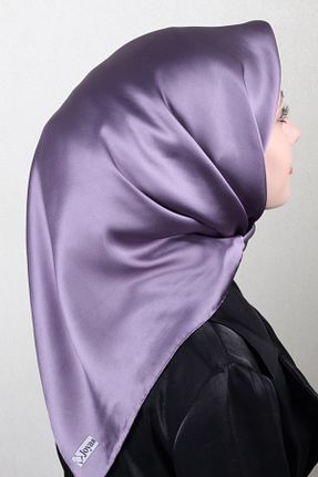 دستمال گردن بنفش زنانه ابریشم Joyas - کد 899422256