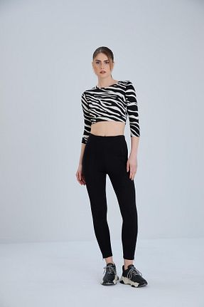 ساق شلواری مشکی زنانه بافتنی Serica Moda - کد 899420858