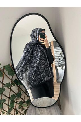 شال مشکی زنانه پنبه پلی استر Merwiss - کد 899426644