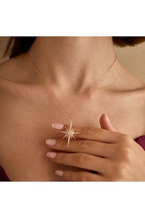 گردنبند نقره صورتی زنانه 925 عیار GOWA DESIGN - کد 899430149
