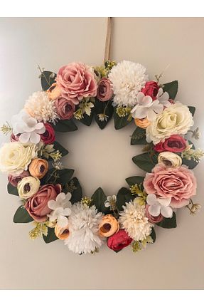 تزئینات درب صورتی حصیر Yeşil Atölye - کد 881676867