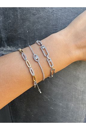 دستبند جواهر زنانه زیرکن NiAccessory - کد 873812477