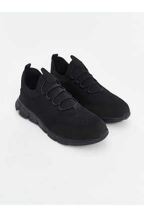 کفش اسنیکر مشکی مردانه بند دار LC Waikiki - کد 899456522