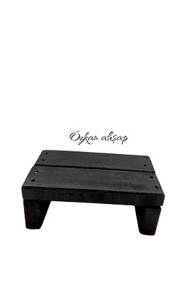 چهارپایه مشکی özkan ahşap - کد 899240330