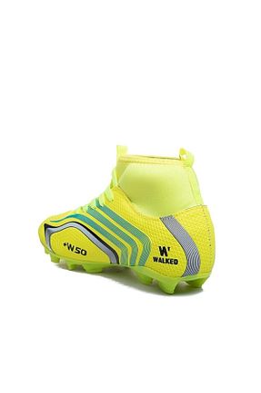 کفش فوتبال چمنی زرد مردانه Walked - کد 734562068