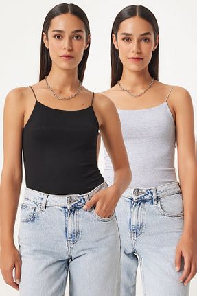 بلوز مشکی زنانه ساده Lovelyİstanbul - کد 843951637