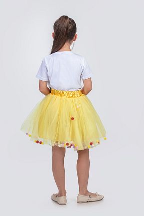 دامن زرد بچه گانه بافتنی KT PERA BABY - کد 900341504