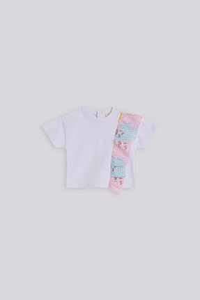 تیشرت سفید بچه گانه رگولار GB Baby - کد 900335316