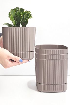 گلدان قهوه ای ATA HOME - کد 898823261
