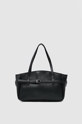 کیف پستچی مشکی زنانه چرم مصنوعی Shule Bags - کد 902933574