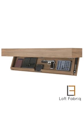 قفسه دیواری قهوه ای 80 سانتی متر Loft Fabriq - کد 899505901