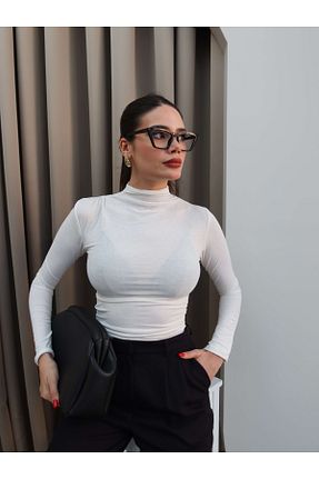 بادی نباتی زنانه یقه ایستاده ESRAHELVACI - کد 899554947