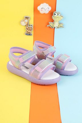صندل رنگی بچه گانه پاشنه ضخیم Moda Lime - کد 899562263