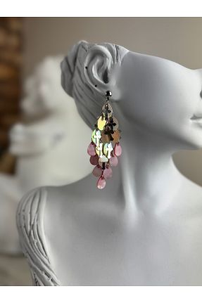 گوشواره جواهر سبز لزران SEDEF TAKI - کد 899581909