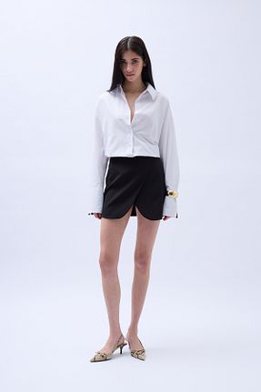دامن مشکی زنانه بافتنی Black Fashion - کد 898896573