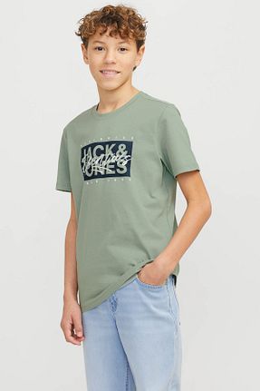 تیشرت سبز بچه گانه رگولار Jack & Jones - کد 900523272