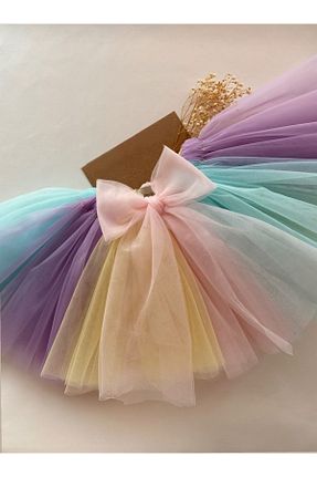 دامن رنگی بچه گانه طرح دار punicha - کد 900523494