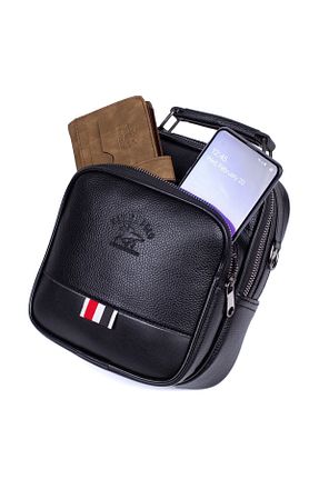 کیف دستی مشکی مردانه سایز متوسط Newish - کد 253117702