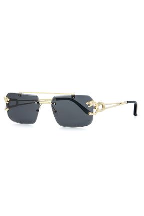 عینک آفتابی طلائی زنانه UV400 Zzla - کد 834400729