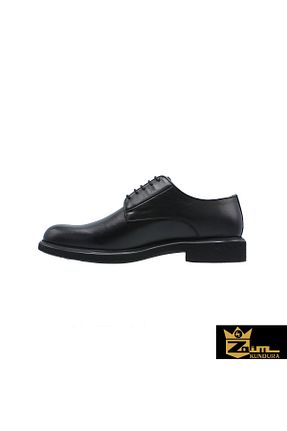 کفش کلاسیک مشکی مردانه چرم خالص Zaim Kundura - کد 899584338