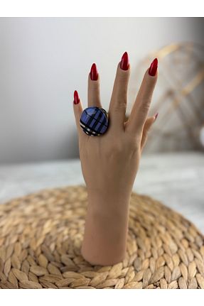 انگشتر جواهر بنفش زنانه SEDEF TAKI - کد 899583836