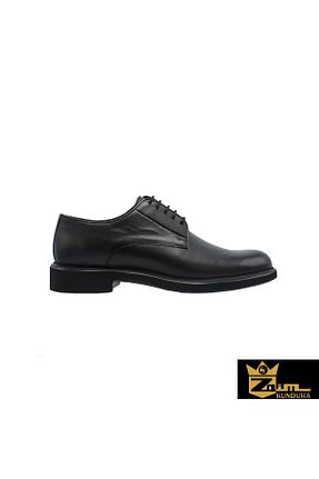 کفش کلاسیک مشکی مردانه چرم خالص Zaim Kundura - کد 899584338