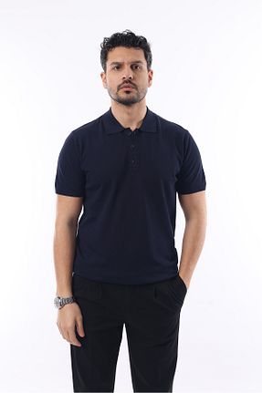 پولوشرت سرمه ای مردانه ویسکون İDS COLLECTİON - کد 844627947
